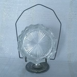 Vintage Glass Coaster Set